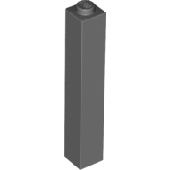 Lego kostka (kostička) 1x1x5, tmavě modro šedá (4210690)